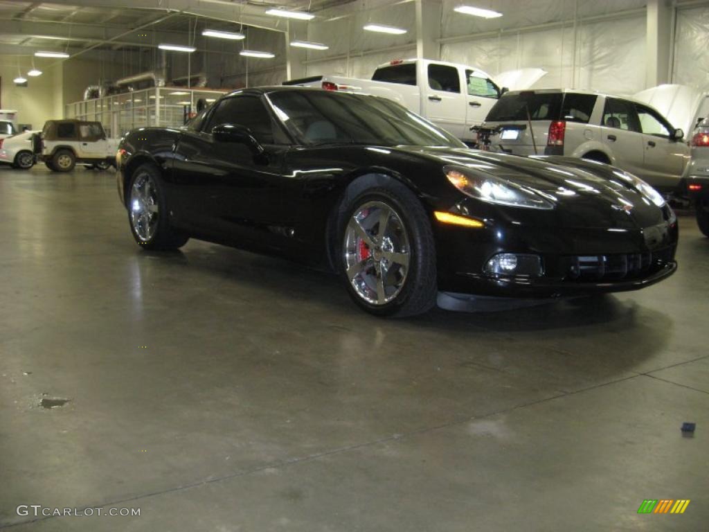 Black Chevrolet Corvette