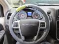 Black/Light Graystone 2011 Chrysler Town & Country Touring - L Steering Wheel