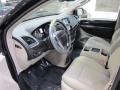 Black/Light Graystone 2011 Chrysler Town & Country Touring - L Interior Color