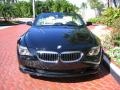 2008 Jet Black BMW 6 Series 650i Convertible  photo #7