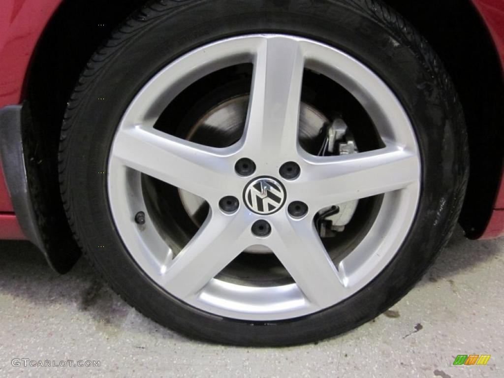 2009 Jetta TDI Sedan - Salsa Red / Anthracite photo #20