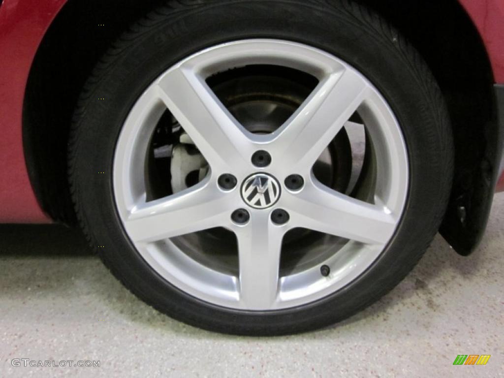 2009 Jetta TDI Sedan - Salsa Red / Anthracite photo #22