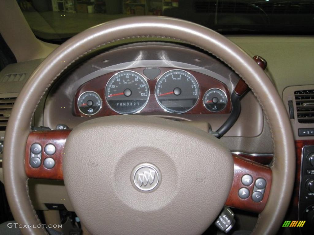 2006 Buick Terraza CXL Cashmere Steering Wheel Photo #41387116