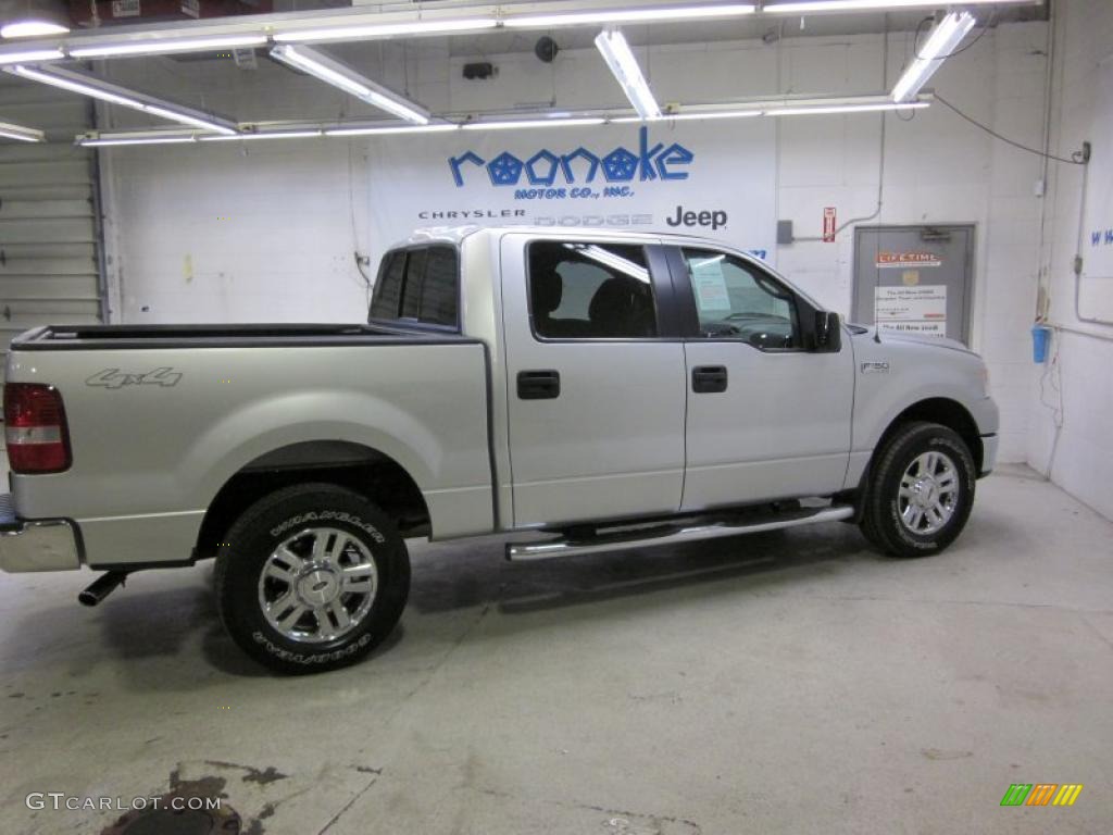 2006 F150 XLT SuperCrew 4x4 - Silver Metallic / Medium/Dark Flint photo #2