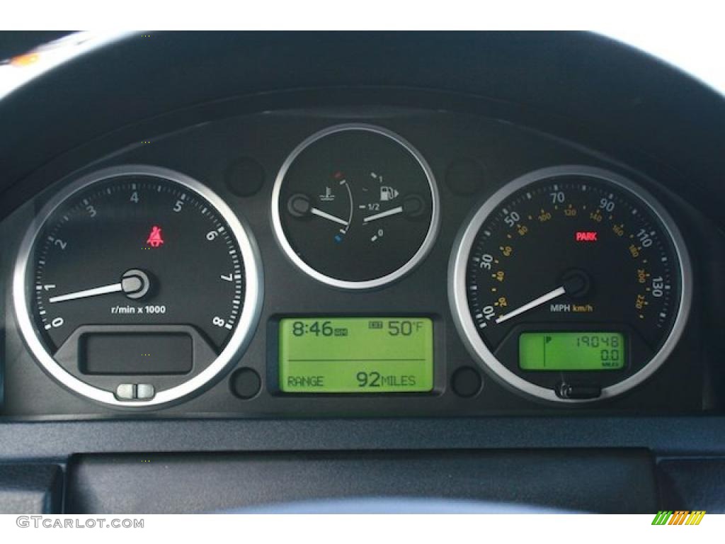 2009 Land Rover LR3 SE Gauges Photo #41388288