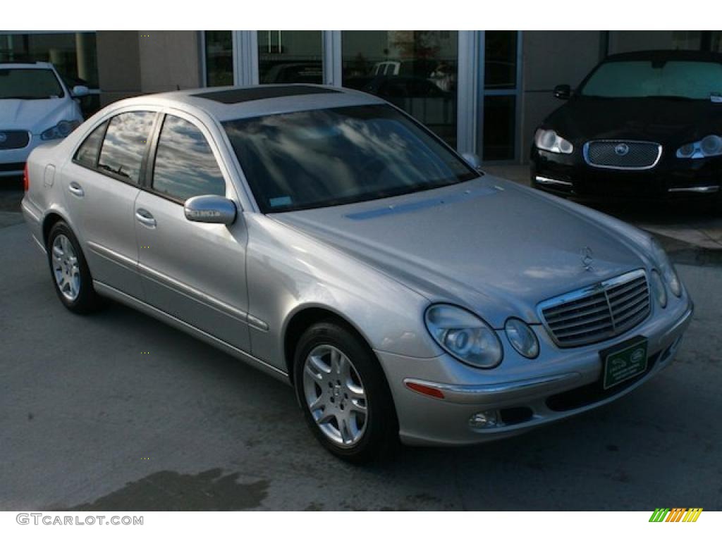 Brilliant Silver Metallic 2004 Mercedes-Benz E 320 Sedan Exterior Photo #41388748
