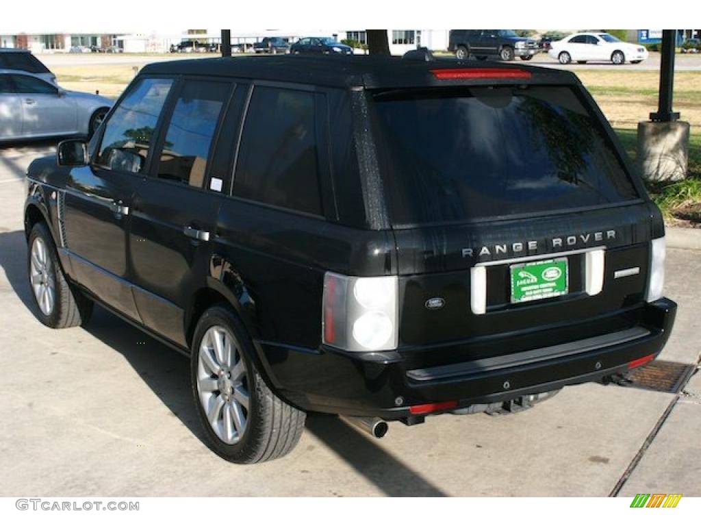 2006 Range Rover Supercharged - Java Black Pearl / Jet Black/Jet photo #9