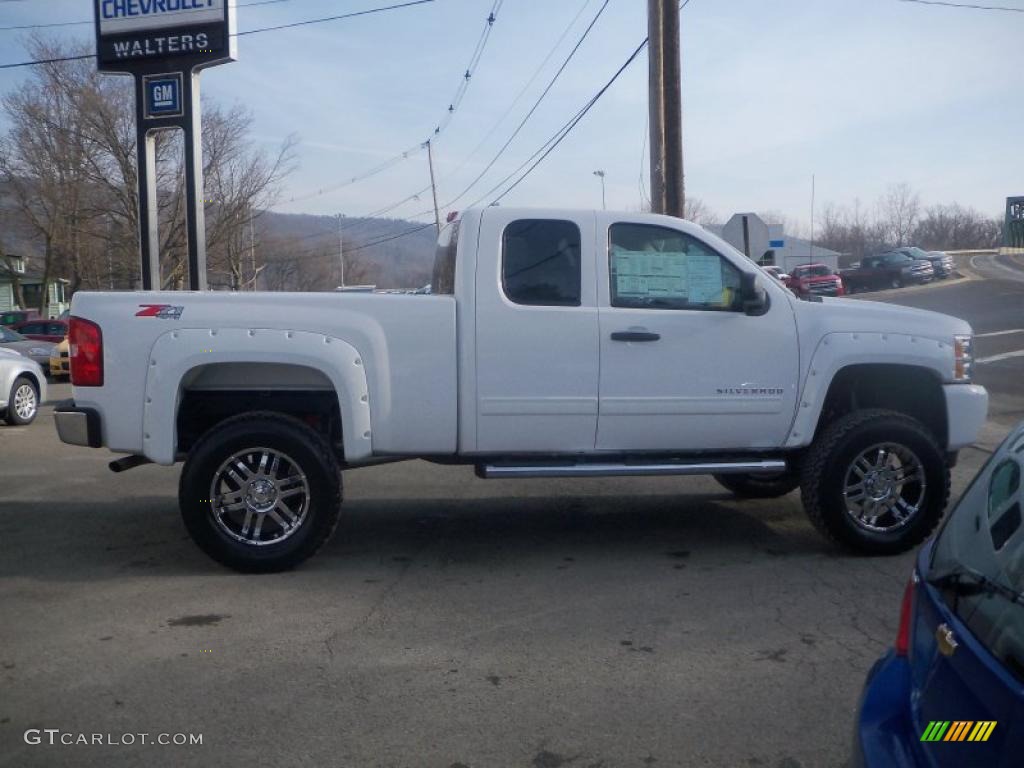 2011 Silverado 1500 LT Extended Cab 4x4 - Summit White / Ebony photo #4