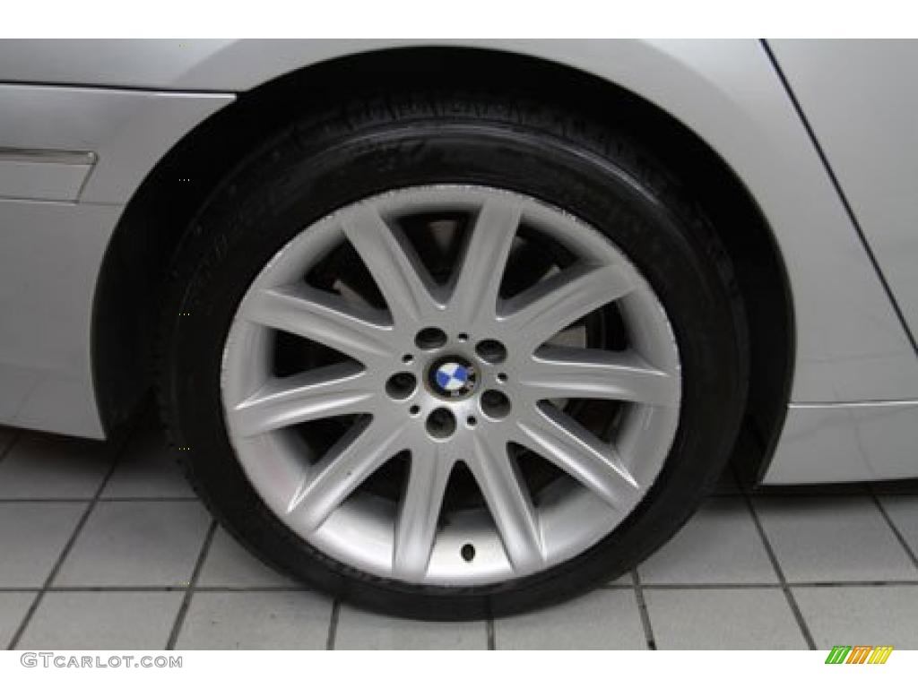 2004 7 Series 745Li Sedan - Titanium Silver Metallic / Black/Black photo #7