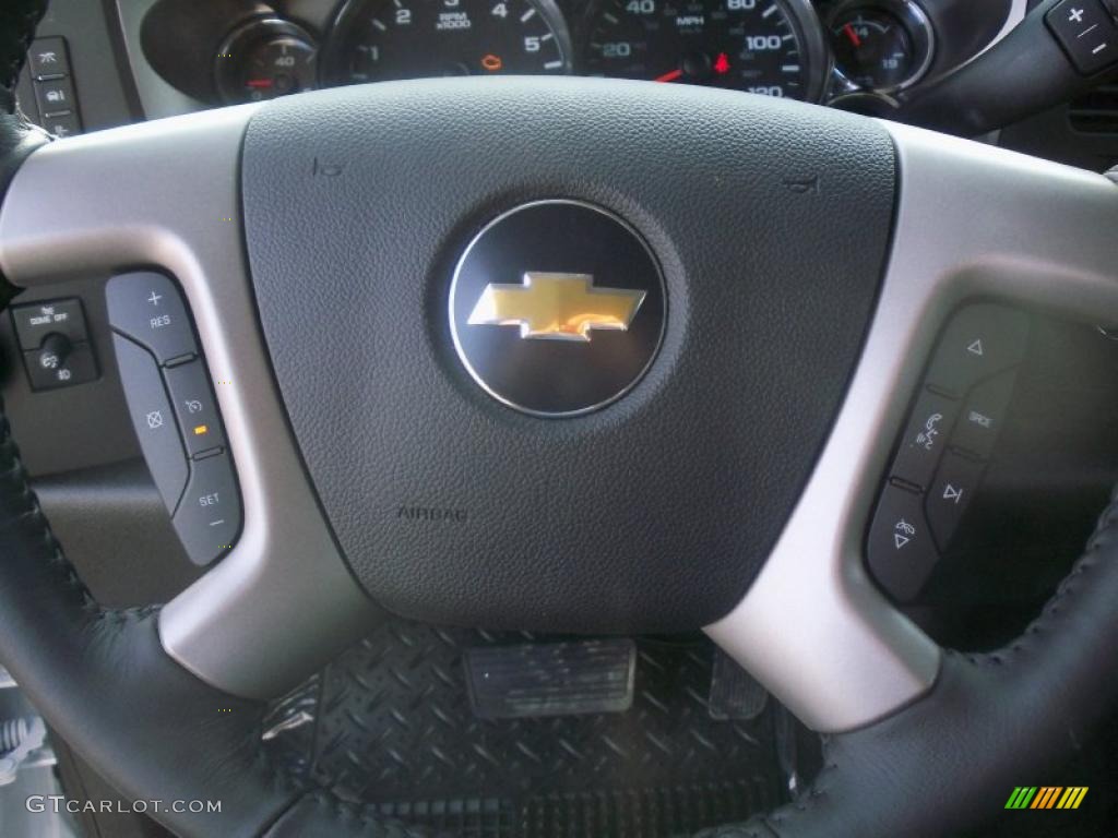 2011 Silverado 1500 LT Extended Cab 4x4 - Summit White / Ebony photo #30