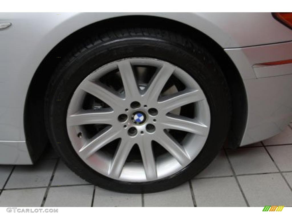 2004 7 Series 745Li Sedan - Titanium Silver Metallic / Black/Black photo #50