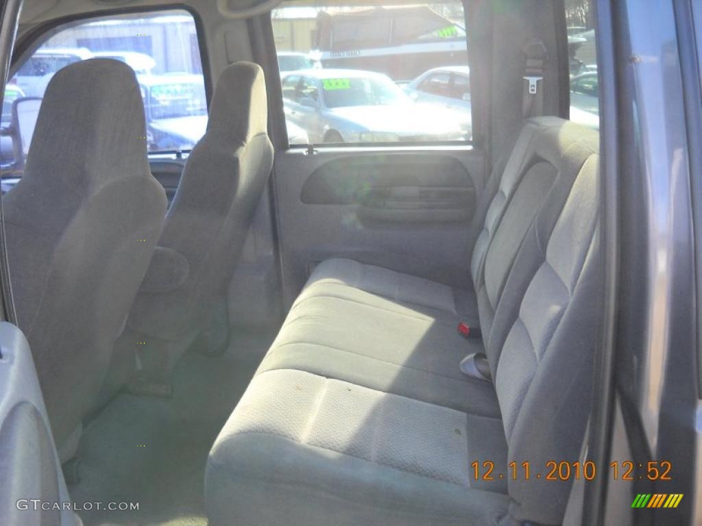 Medium Flint Interior 2002 Ford F350 Super Duty XLT Crew Cab Dually Photo #41390540