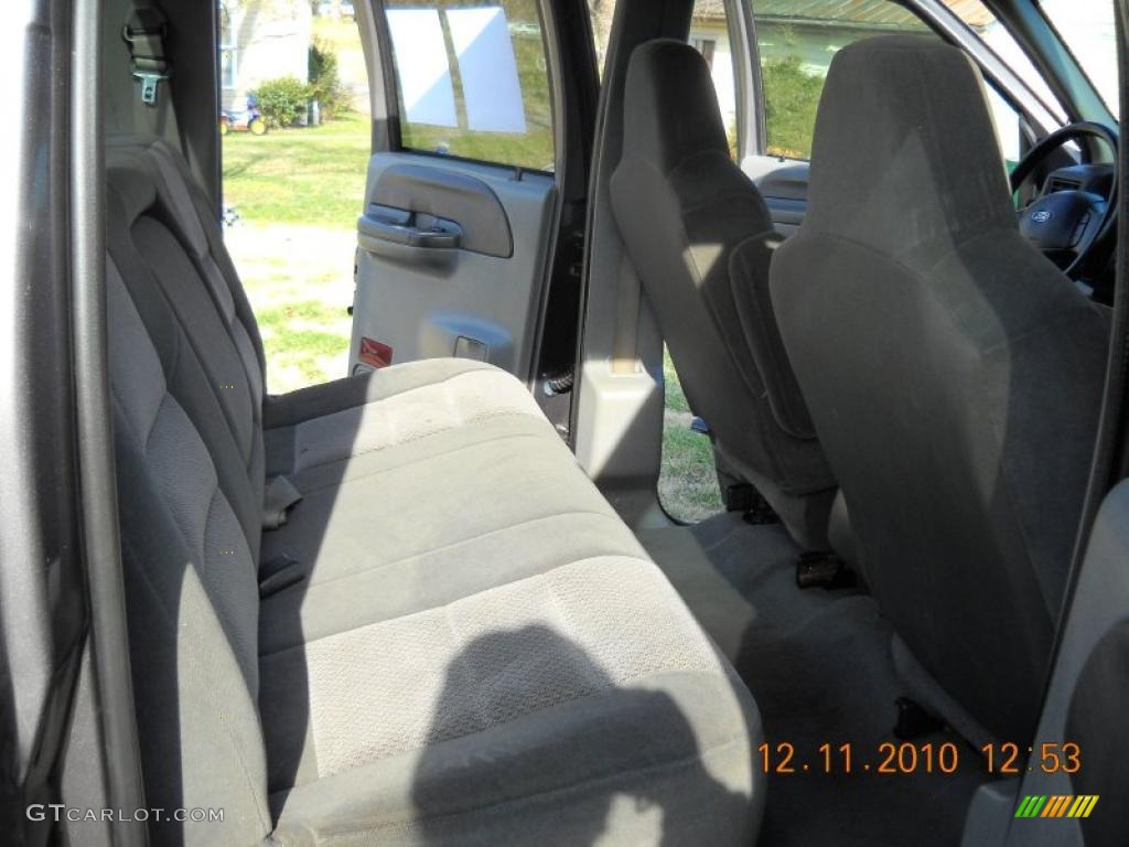 Medium Flint Interior 2002 Ford F350 Super Duty XLT Crew Cab Dually Photo #41390556