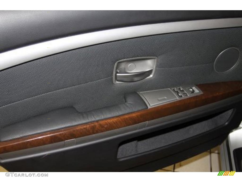 2004 7 Series 745Li Sedan - Titanium Silver Metallic / Black/Black photo #60