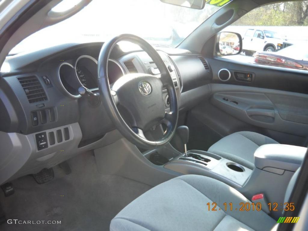 2006 Tacoma V6 PreRunner TRD Double Cab - Silver Streak Mica / Graphite Gray photo #21