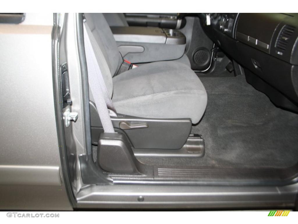 2008 Silverado 1500 LT Extended Cab 4x4 - Graystone Metallic / Ebony photo #10
