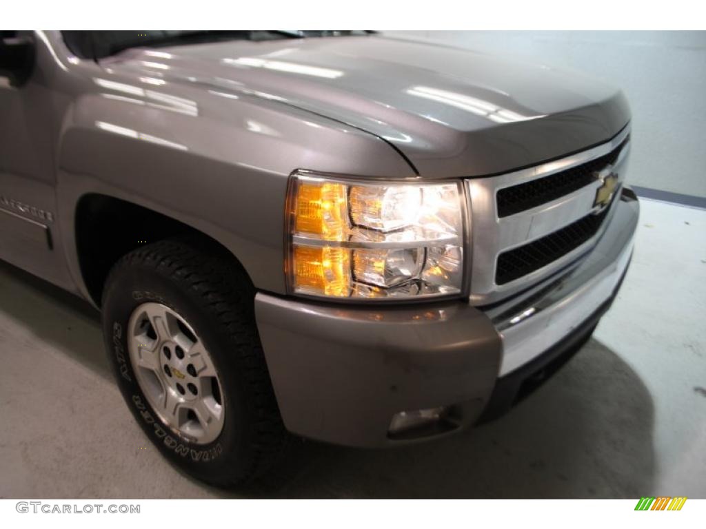 2008 Silverado 1500 LT Extended Cab 4x4 - Graystone Metallic / Ebony photo #37