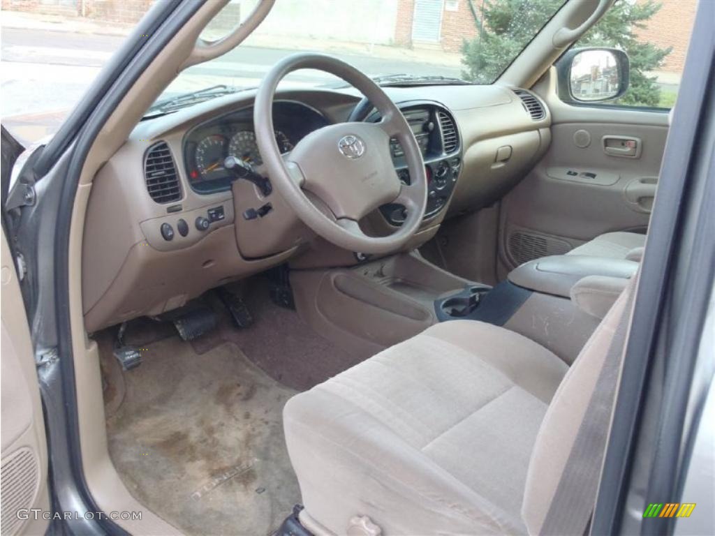 Oak Interior 2003 Toyota Tundra SR5 Access Cab 4x4 Photo #41395396