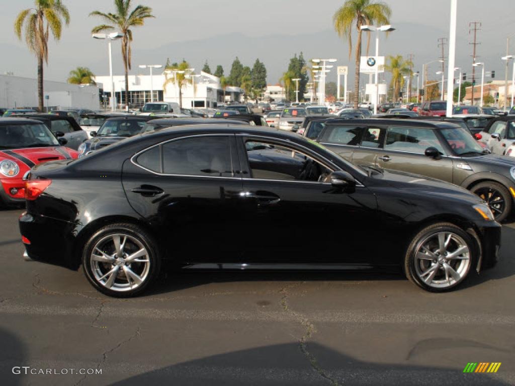 Obsidian Black 2009 Lexus IS 350 Exterior Photo #41399620