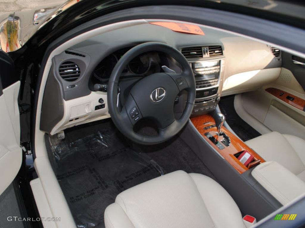Ecru Interior 2009 Lexus IS 350 Photo #41399808