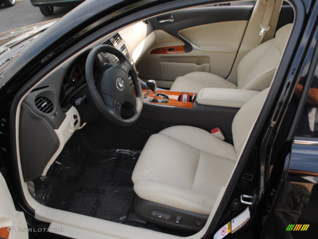 Ecru Interior 2009 Lexus IS 350 Photo #41399820