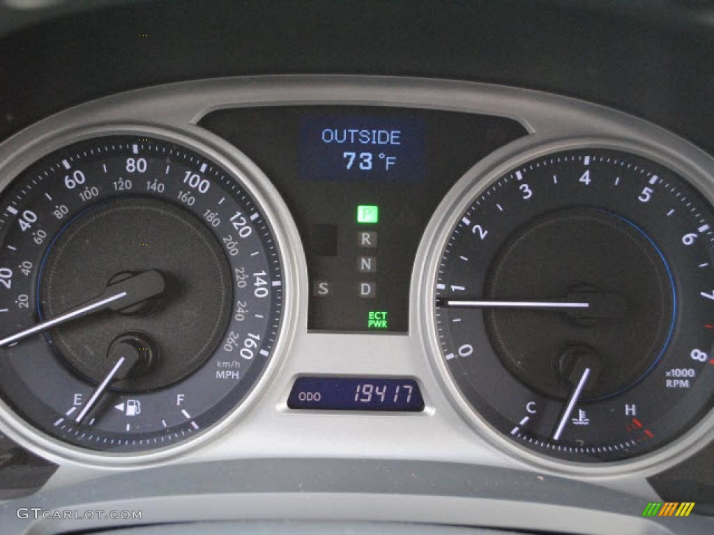 2009 Lexus IS 350 Gauges Photo #41399884