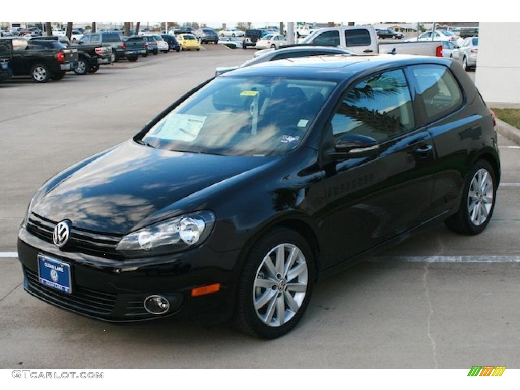 Black 2011 Volkswagen Golf 2 Door TDI Exterior Photo #41401640