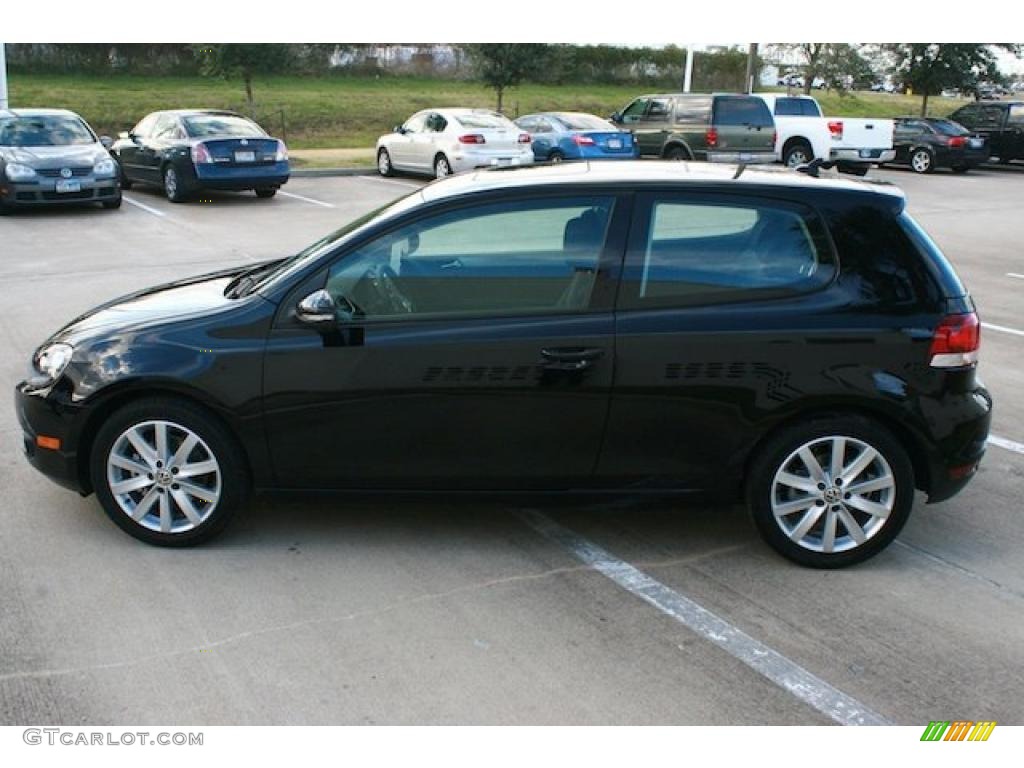 Black 2011 Volkswagen Golf 2 Door TDI Exterior Photo #41401646