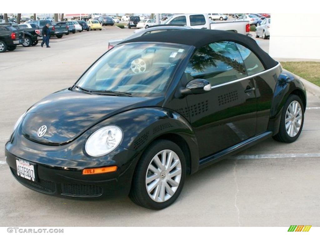 Black 2009 Volkswagen New Beetle 2.5 Convertible Exterior Photo #41402040