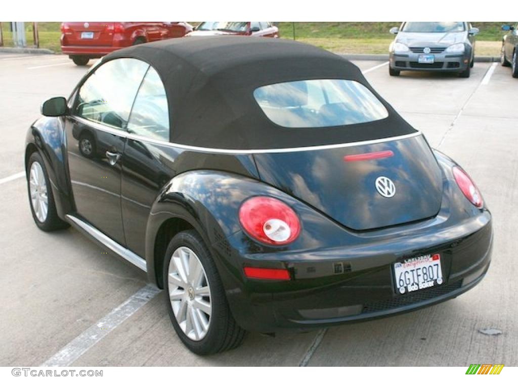 Black 2009 Volkswagen New Beetle 2.5 Convertible Exterior Photo #41402052