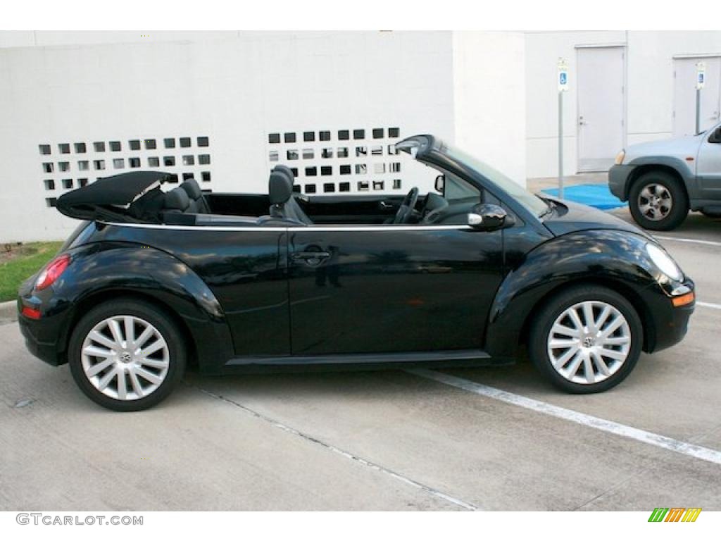 2009 New Beetle 2.5 Convertible - Black / Black photo #8