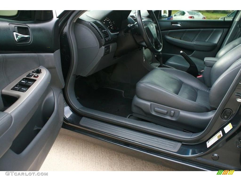 Black Interior 2006 Honda Accord EX-L V6 Sedan Photo #41402584