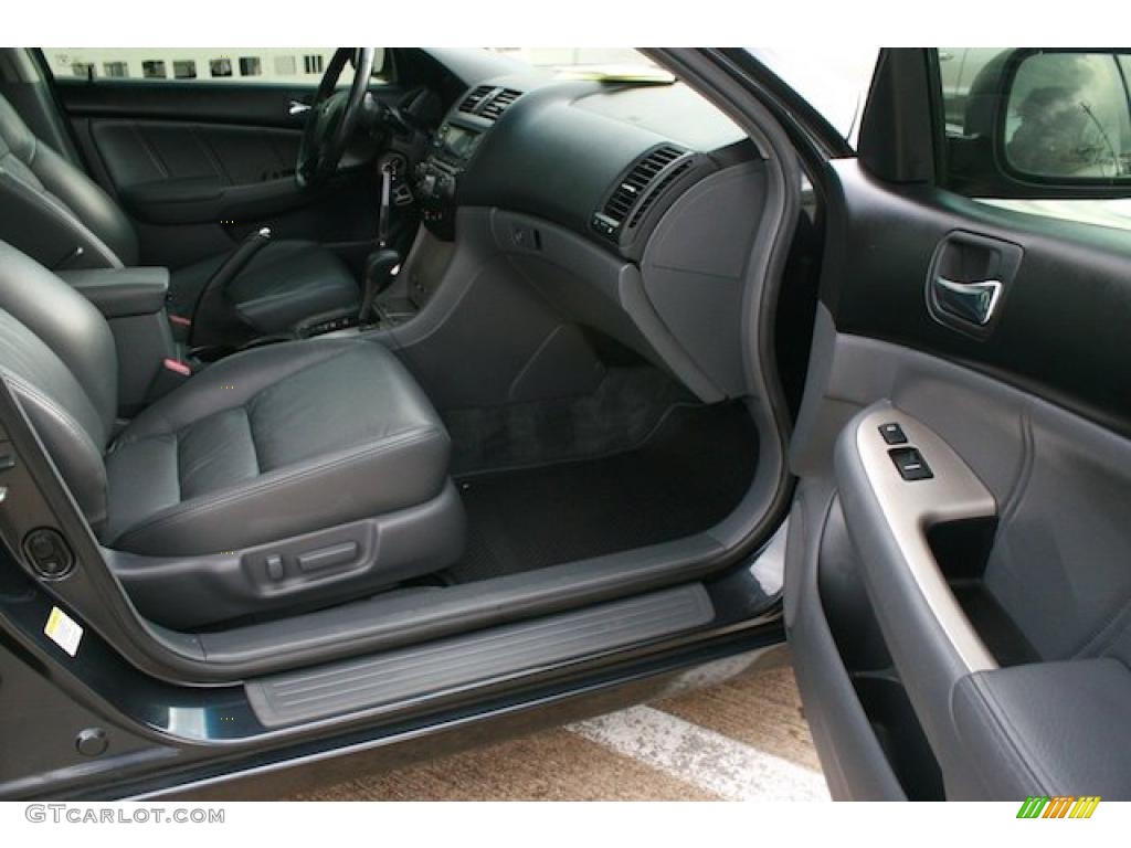 Black Interior 2006 Honda Accord EX-L V6 Sedan Photo #41402608