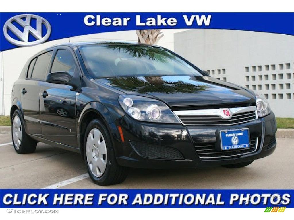 2008 Astra XE Sedan - Black Sapphire / Charcoal photo #1