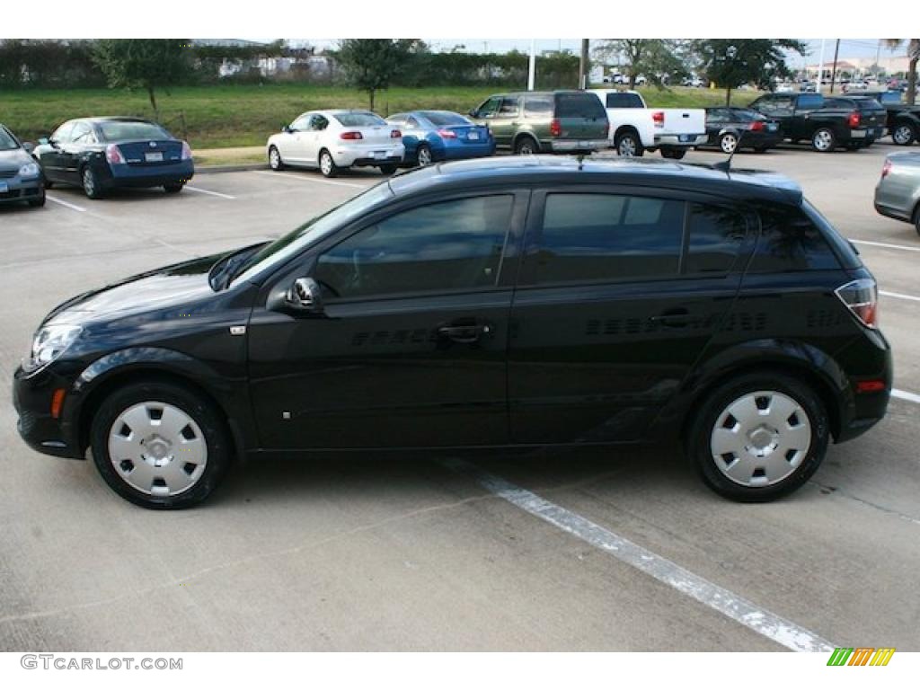 2008 Astra XE Sedan - Black Sapphire / Charcoal photo #4