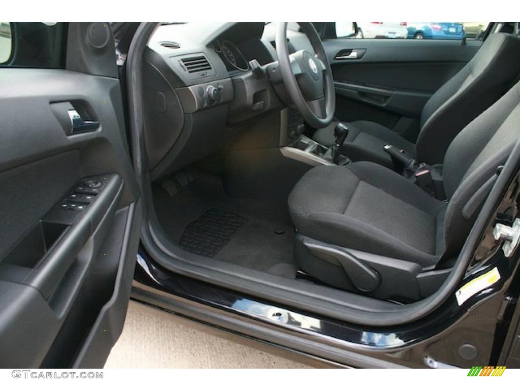 2008 Astra XE Sedan - Black Sapphire / Charcoal photo #9