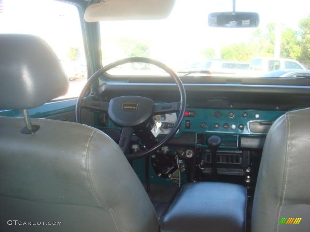 1981 Toyota Land Cruiser FJ40 Black Dashboard Photo #41403396