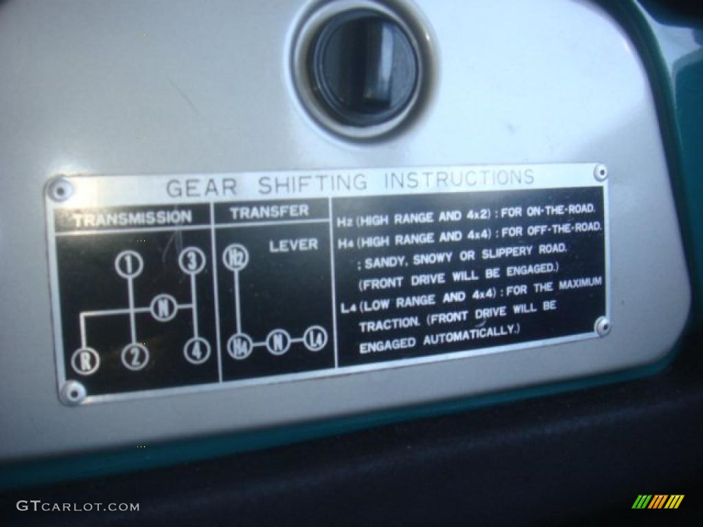 1981 Toyota Land Cruiser FJ40 Info Tag Photos
