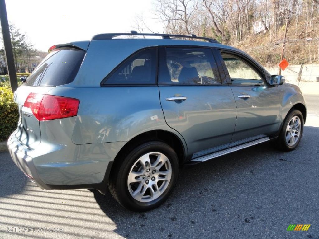 2007 MDX  - Steel Blue Metallic / Taupe photo #4