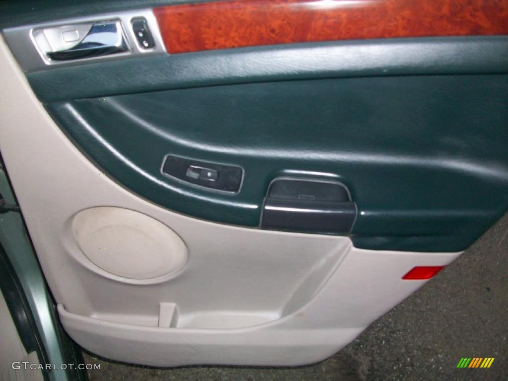 2004 Pacifica AWD - Satin Jade Green Pearl / Deep Jade/Light Taupe photo #22