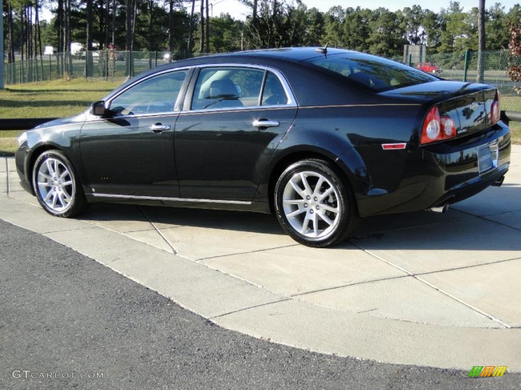 Black Granite Metallic 2009 Chevrolet Malibu LTZ Sedan Exterior Photo #41407431