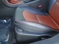 Ebony/Brick 2009 Chevrolet Malibu LTZ Sedan Interior Color