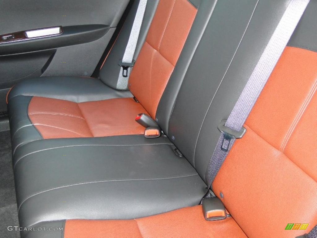 Ebony/Brick Interior 2009 Chevrolet Malibu LTZ Sedan Photo #41407803