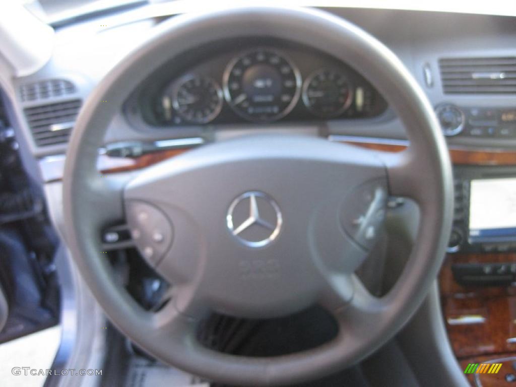 2005 E 500 4Matic Sedan - Tealite Blue Metallic / Stone photo #17