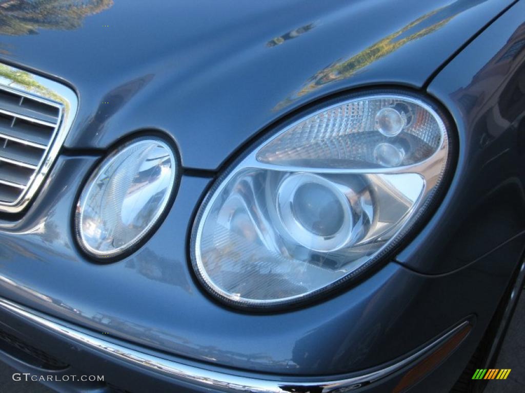 2005 E 500 4Matic Sedan - Tealite Blue Metallic / Stone photo #22