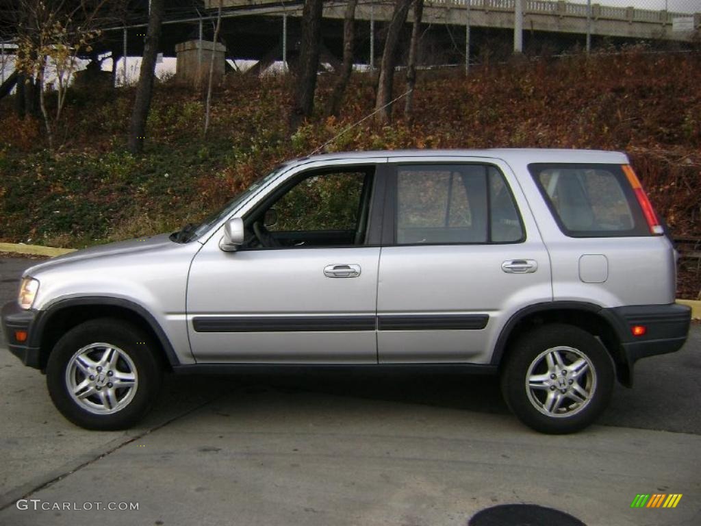 2001 CR-V EX 4WD - Satin Silver Metallic / Dark Gray photo #2