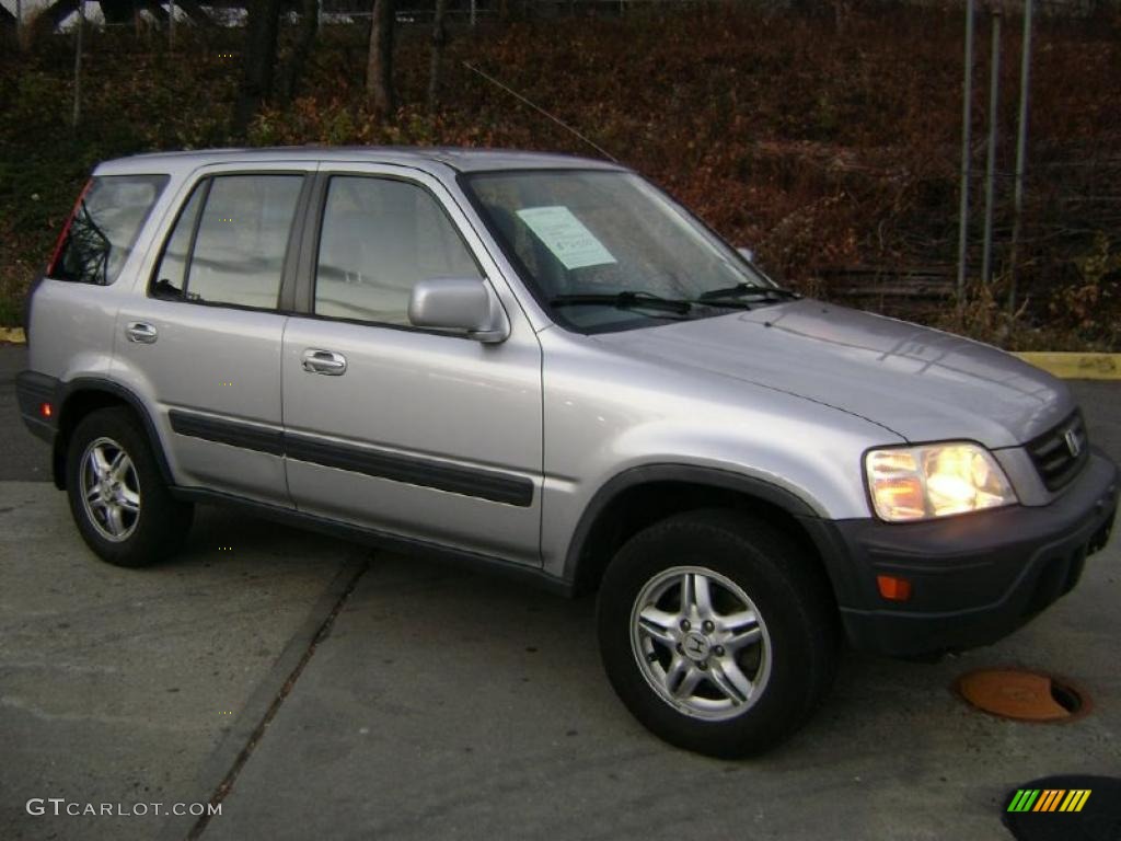 2001 CR-V EX 4WD - Satin Silver Metallic / Dark Gray photo #3