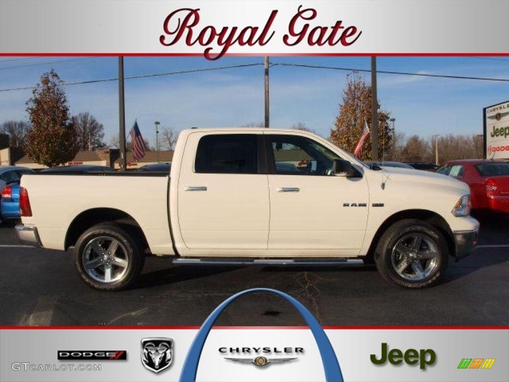 2009 Ram 1500 Big Horn Edition Crew Cab 4x4 - Stone White / Dark Slate/Medium Graystone photo #1