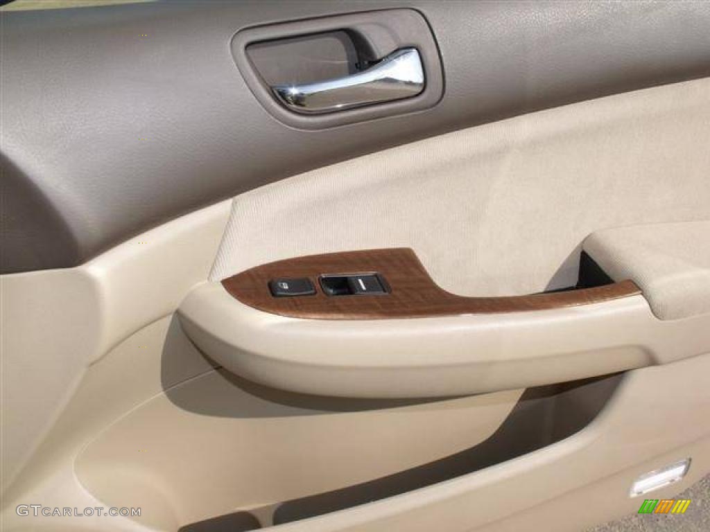 2007 Accord EX Sedan - Desert Mist Metallic / Ivory photo #14