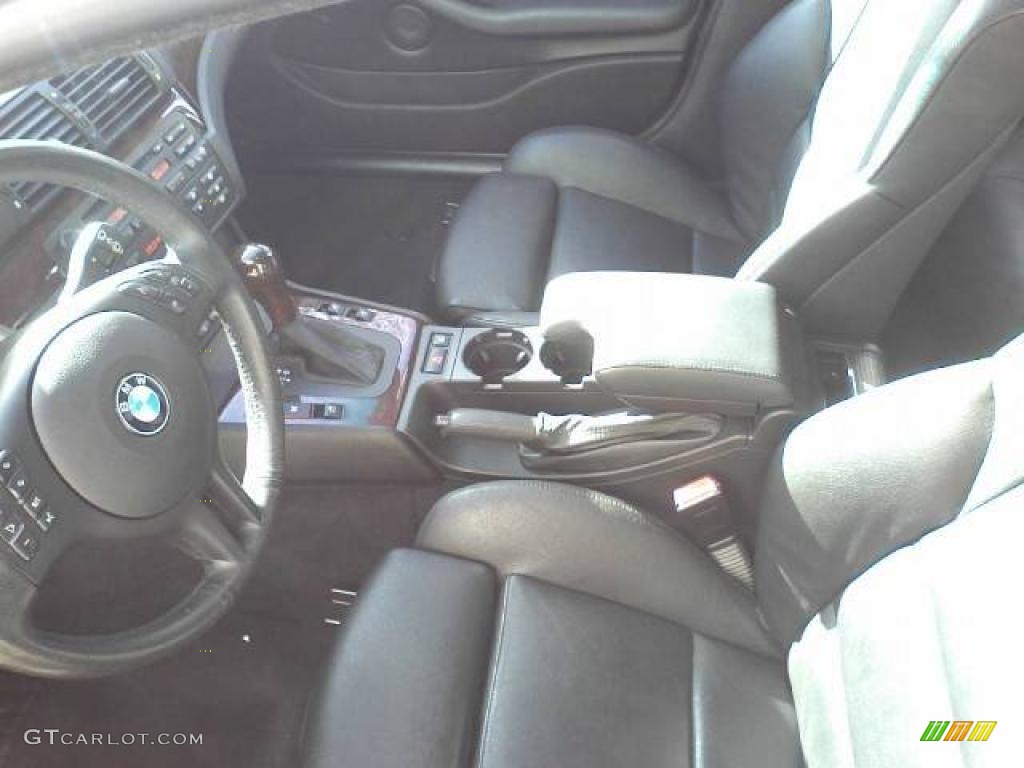 Black Interior 2005 BMW 3 Series 330xi Sedan Photo #41416583
